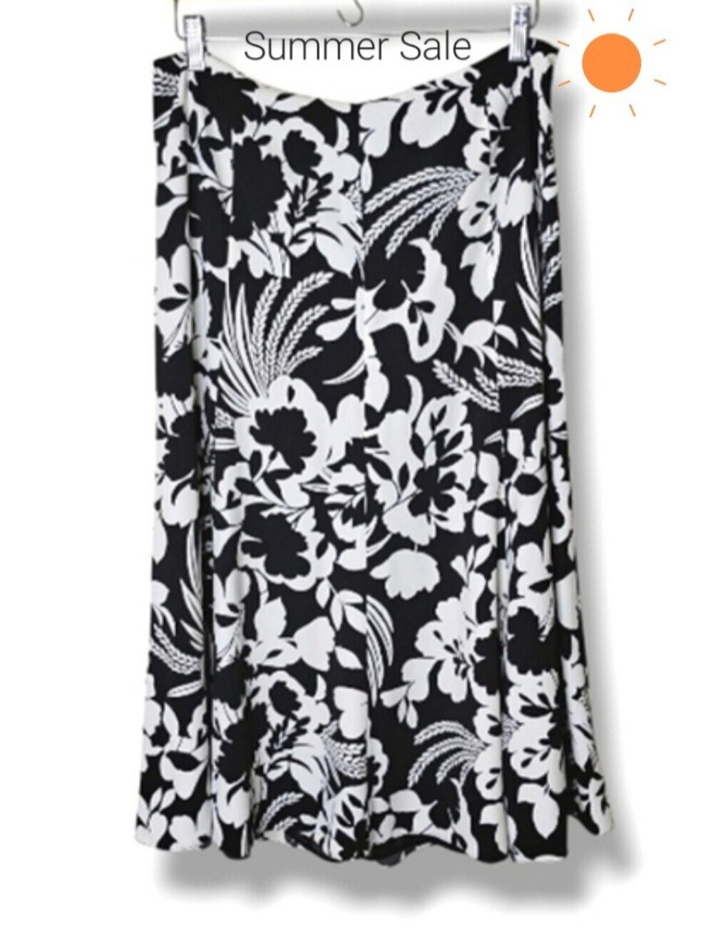 Josephine Chaus Floral Chiffon Skirt